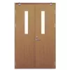 wooden fire door