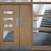 wooden fire door