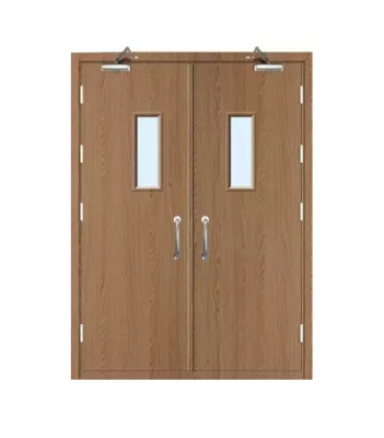 wooden fire door