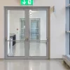 fire glass door