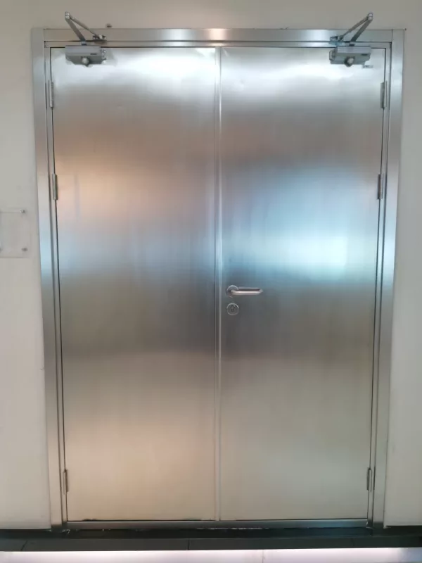 stainless steel fire door
