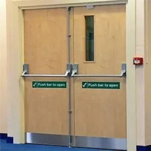wooden fire rated door