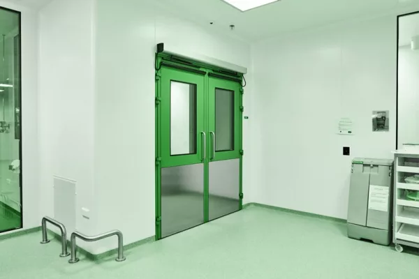 clean room door