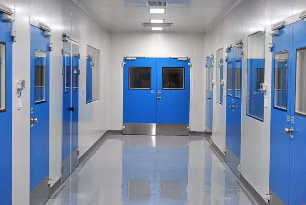 clean room door