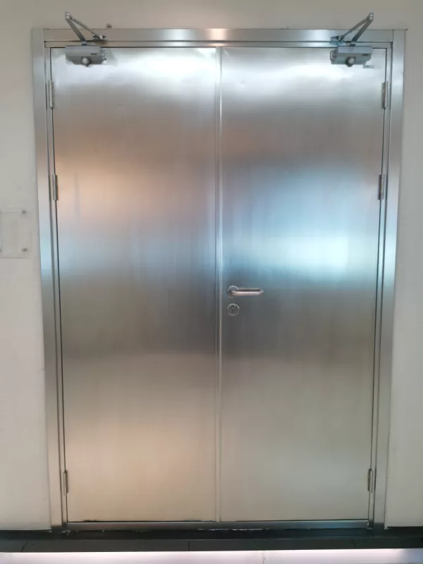 stainless steel fire rated door