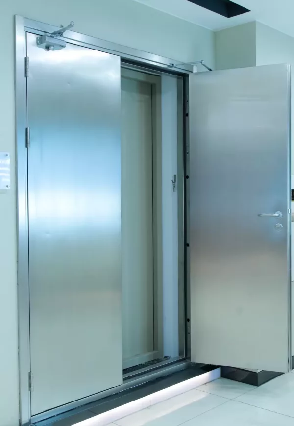 stainless steel fire rated door