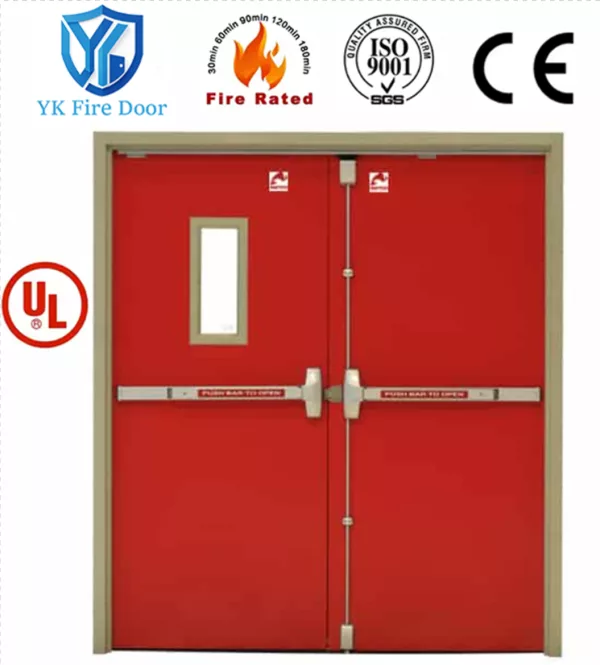 UL Double Leaf Fire Door with Vision Panel