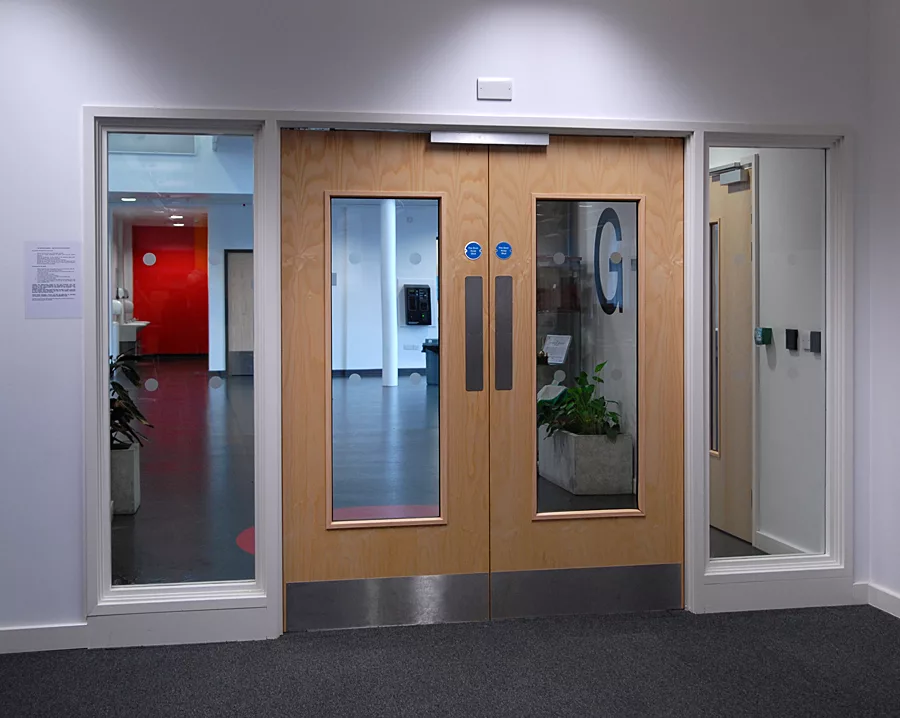 Fire-Rated Commercial Wooden Doors