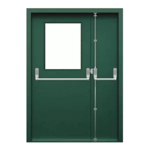 UL Certified Steel Fire Door with Unequal Leaves