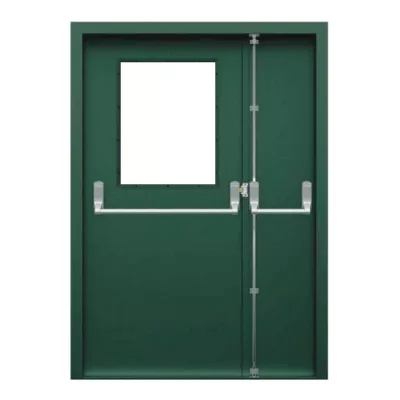 UL Certified Steel Fire Door with Unequal Leaves