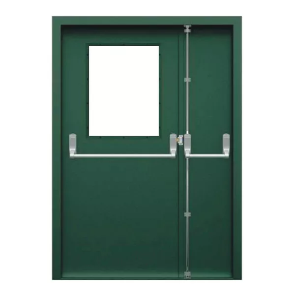UL Certified Steel Fire Door with Unequal Leaves