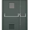 UL Certified Steel Fire Door with Unequal Leaves