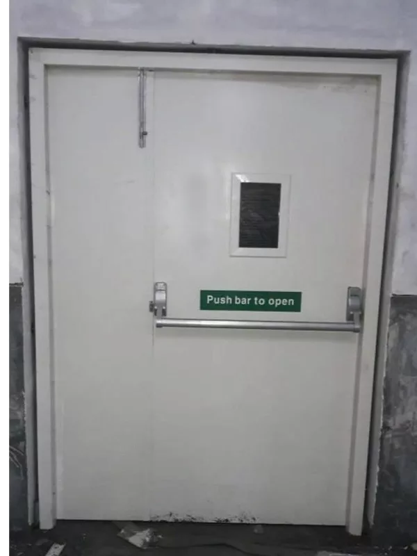 UL Certified Steel Fire Door with Unequal Leaves