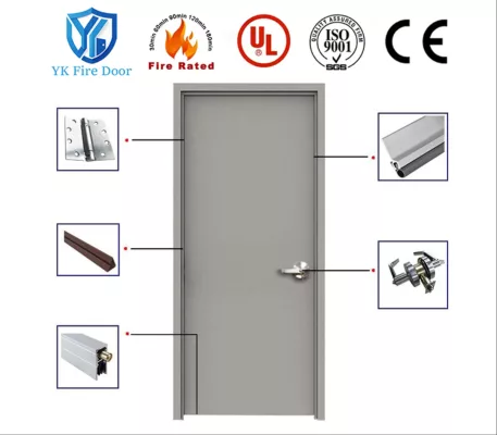 steel fire door with UL,CE marks