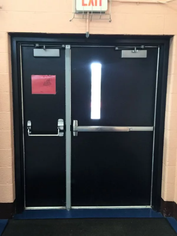 UL Certified Steel Fire Door with Unequal Leaves