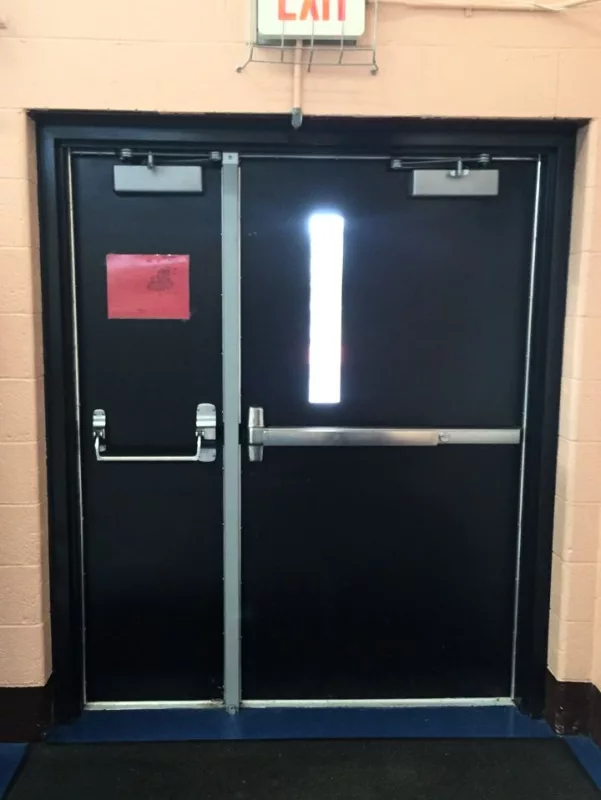 UL Certified Steel Fire Door with Unequal Leaves