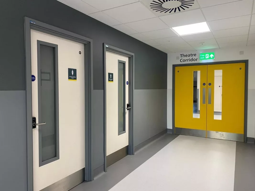 Hospital Fire Door Installation