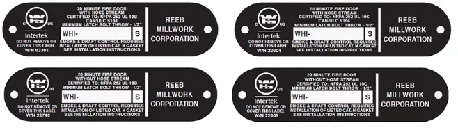 re door label