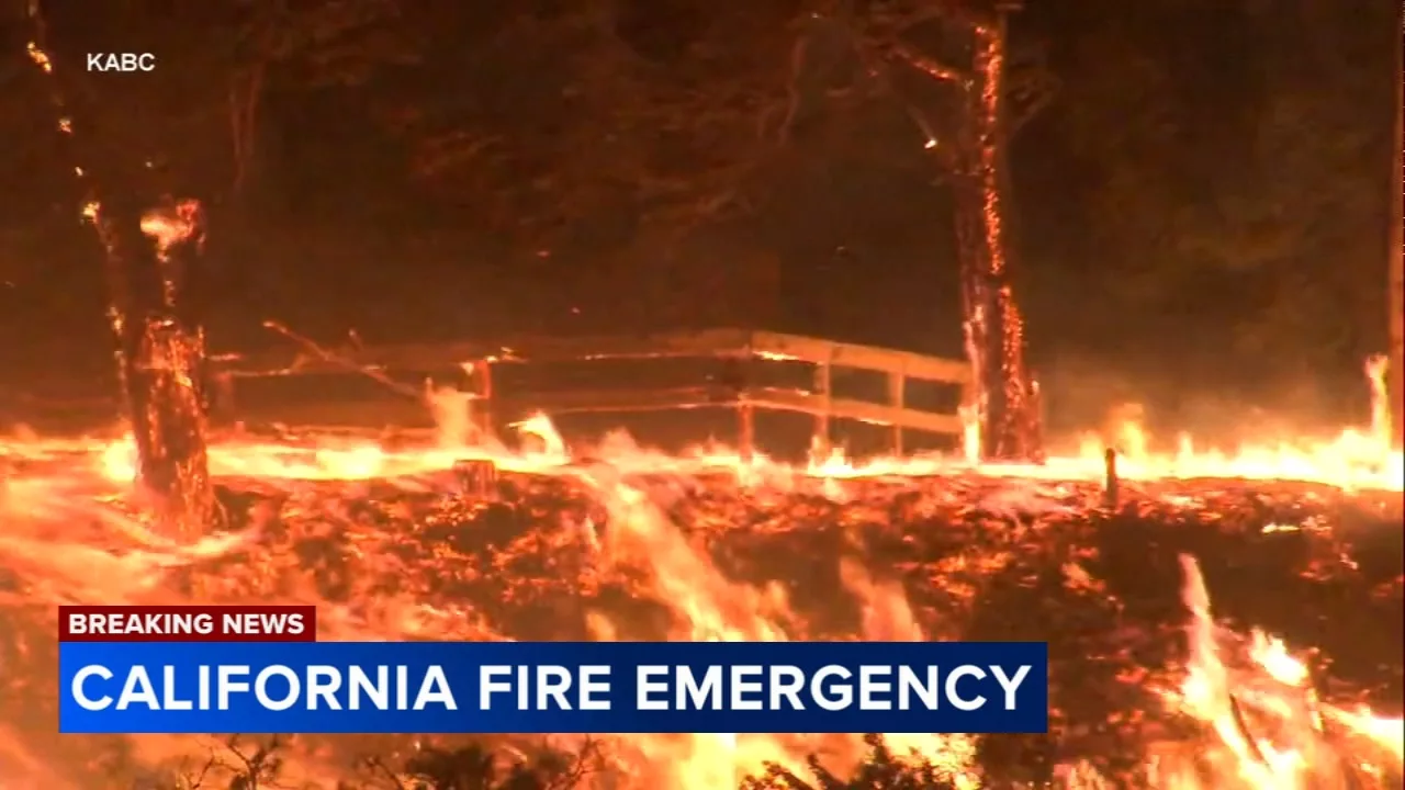 CALIFORNIA FIRE EMERGENCY