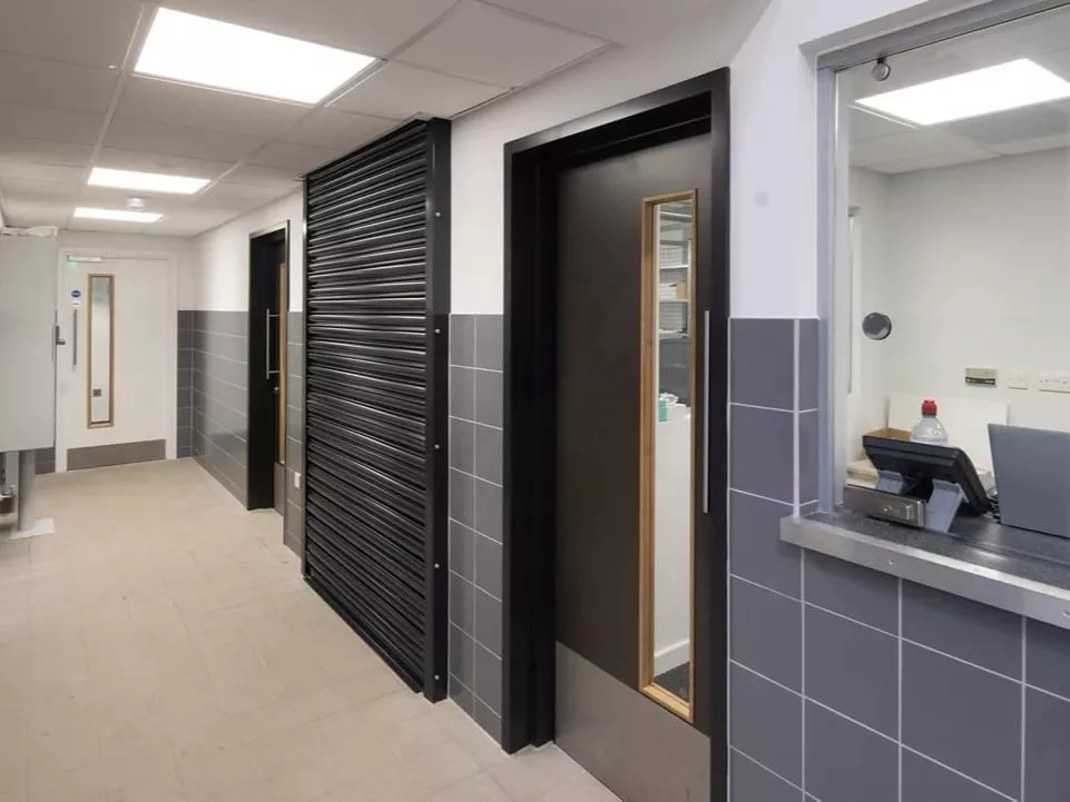 YK Door Industry Middle East Fire Door Project Development--Office Door Case Display