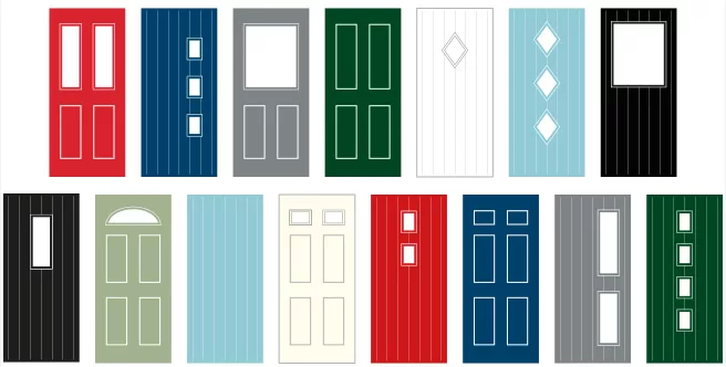 Fire Door Color Card