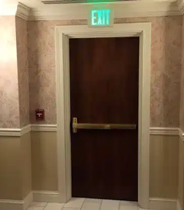 Saudi Arabia hotel fire door